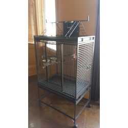 Parrot Cockatoo Macaw Large Bird Cage with Play Top